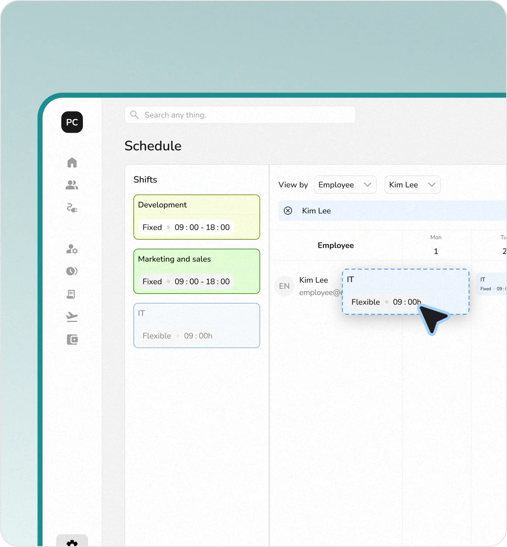 TimeCentral AI shift scheduling